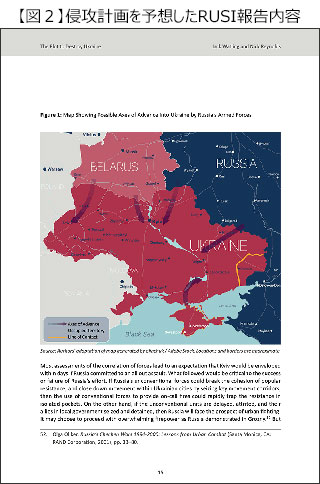 【図２】侵攻計画を予想したRUSI報告内容